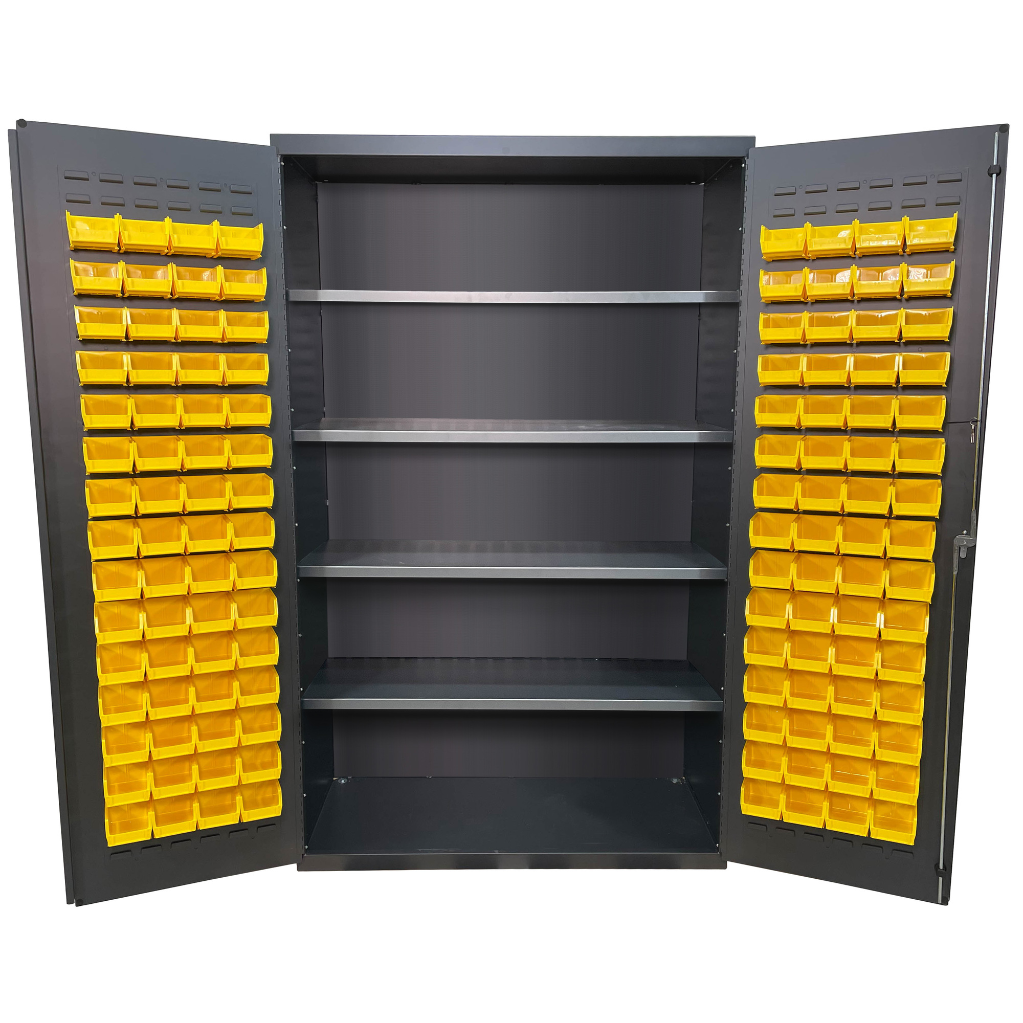 Valley Craft, Bin Shelf Cabinet, Height 78 in, Width 48 in, Bins Included (qty.) 120 Model# F89120